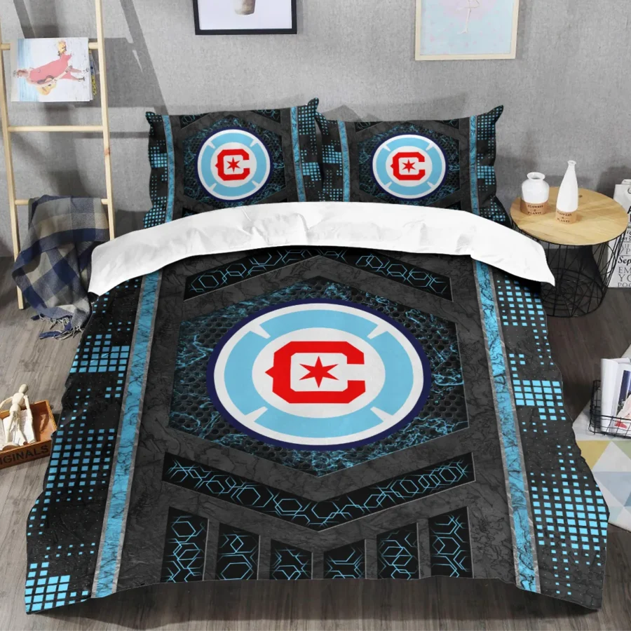 MLS Chicago Fire Exclusive All Over Prints BLMLS111024A2CHISJT - Bedding Set