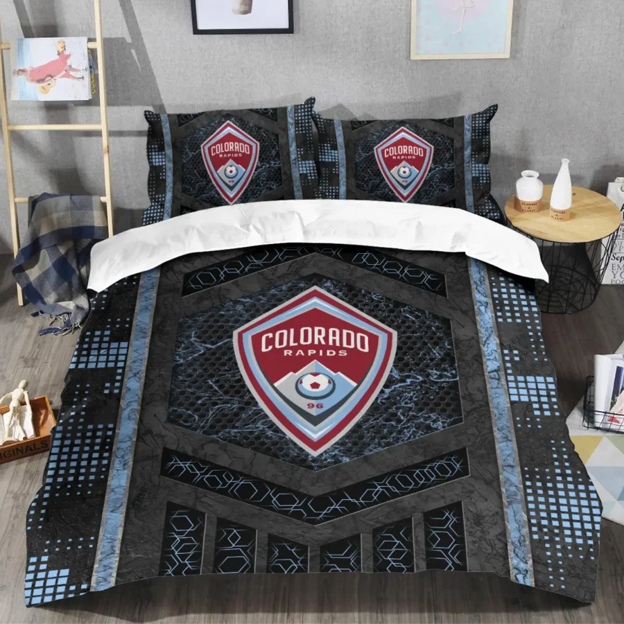 3D Breaking Wall MLS Colorado Rapids Exclusive All Over Prints BLMLS111024A2COLSJT - Bedding Set