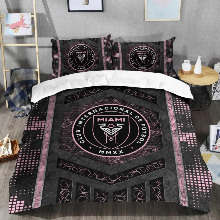 3D Breaking Wall MLS Inter Miami Exclusive All Over Prints BLMLS111024A2MIASJT - Bedding Set