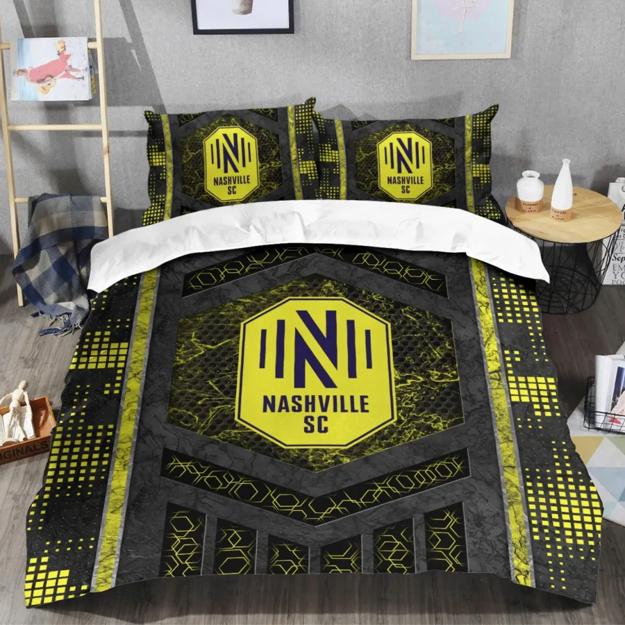 MLS Nashville SC Exclusive All Over Prints BLMLS111024A2NSHSJT - Bedding Set