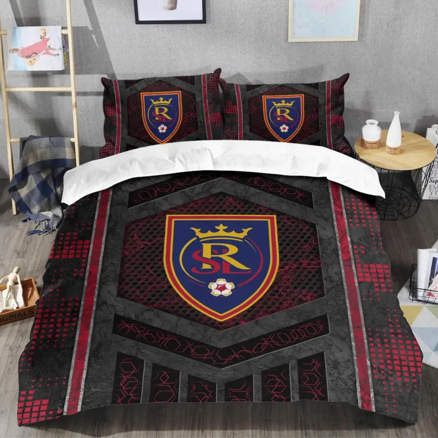 3D Breaking Wall MLS Real Salt Lake Exclusive All Over Prints BLMLS111024A2RSLSJT - Bedding Set