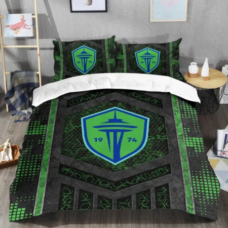 MLS Seattle Sounders Exclusive All Over Prints BLMLS111024A2SEASJT - Bedding Set