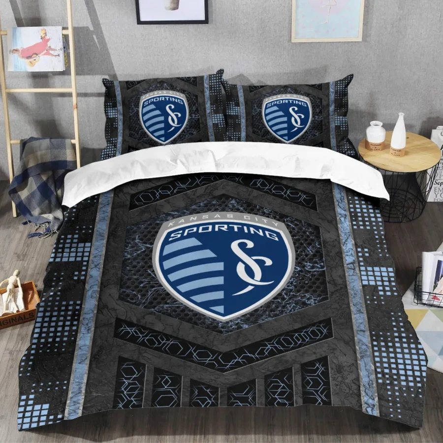 MLS Sporting Kansas City Exclusive All Over Prints BLMLS111024A2SKCSJT - Bedding Set