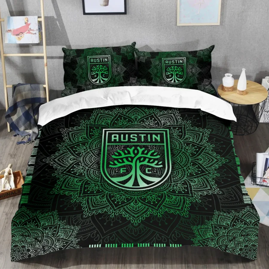 Mandala Pattern MLS Austin FC Exclusive All Over Prints BLMLS121024A1ATXSJT - Bedding Set