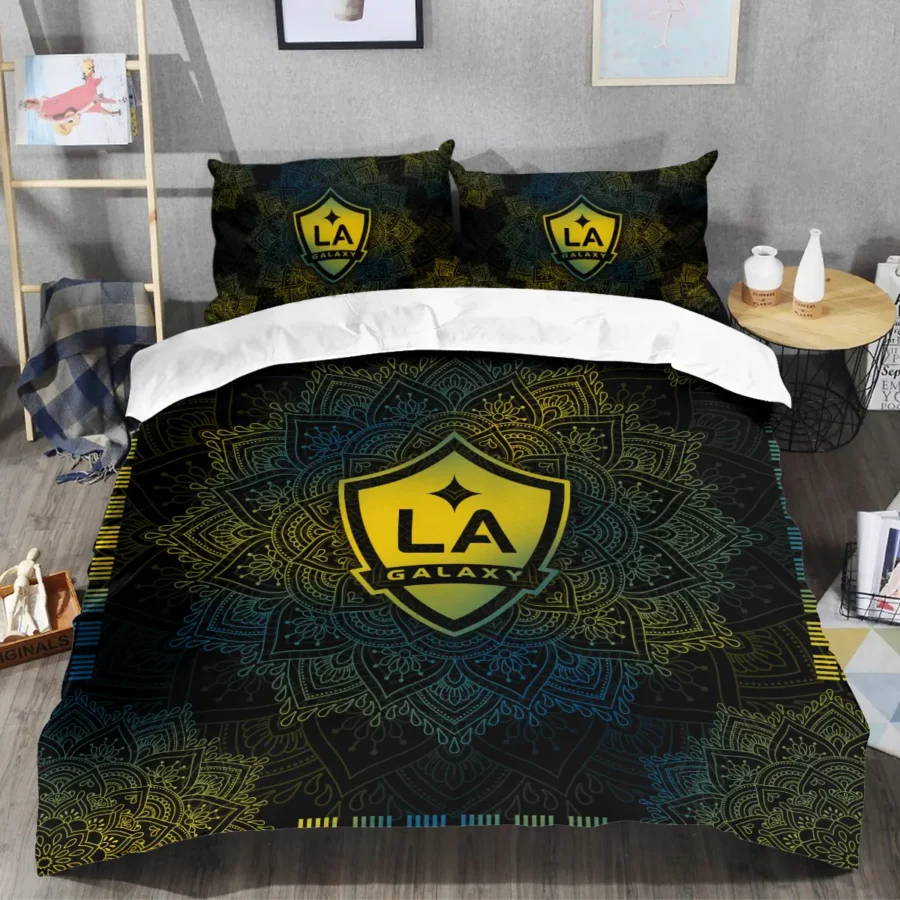 Mandala Pattern MLS LA Galaxy Exclusive All Over Prints BLMLS121024A1LASJT - Bedding Set