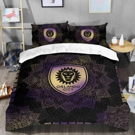 Mandala Pattern MLS Orlando City Exclusive All Over Prints BLMLS121024A1ORLSJT - Bedding Set