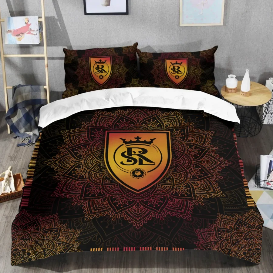 Mandala Pattern MLS Real Salt Lake Exclusive All Over Prints BLMLS121024A1RSLSJT - Bedding Set