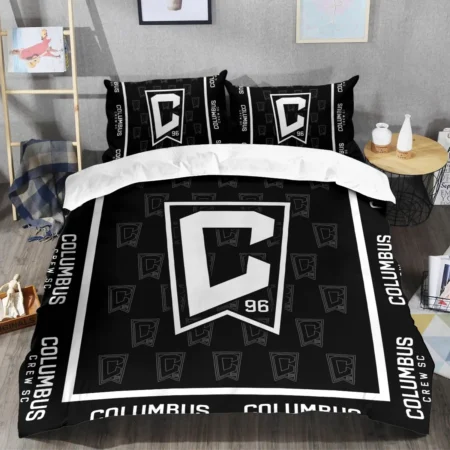 Black And White Style MLS Columbus Crew Exclusive All Over Prints BLMLS121024A2CLBSJT - Bedding Set