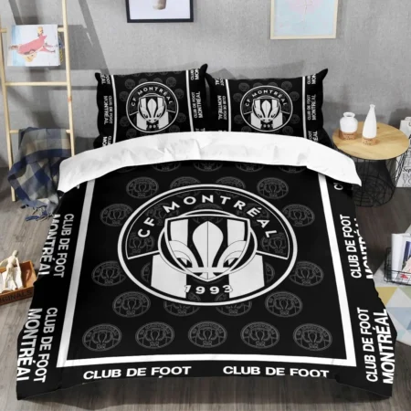 Black And White Style MLS CF Montreal Exclusive All Over Prints BLMLS121024A2MTLSJT - Bedding Set