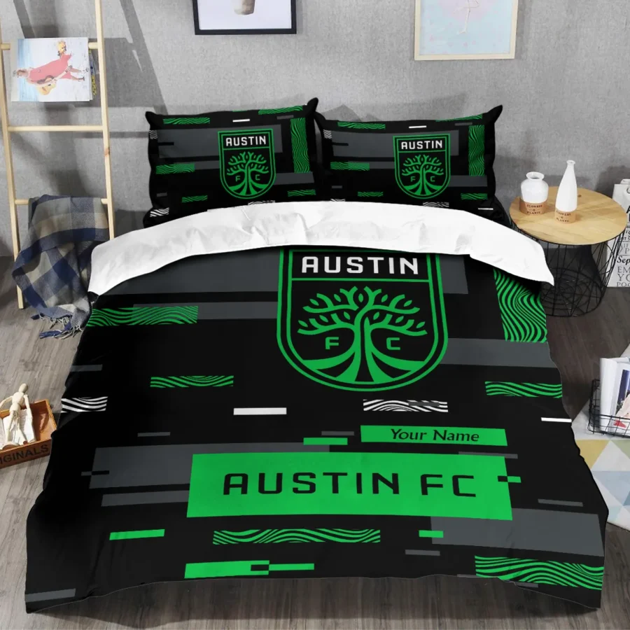 Custom Name MLS Austin FC Exclusive All Over Prints BLMLS151024A1ATXSJT - Bedding Set