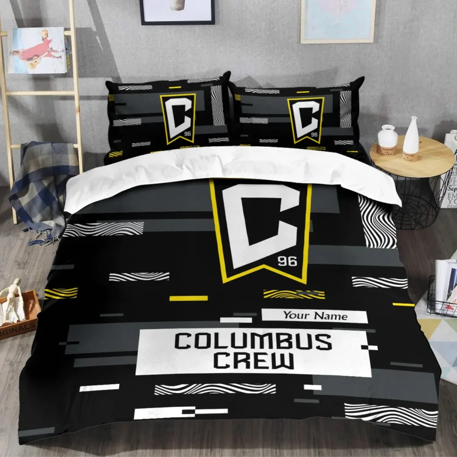 Custom Name MLS Columbus Crew Exclusive All Over Prints BLMLS151024A1CLBSJT - Bedding Set