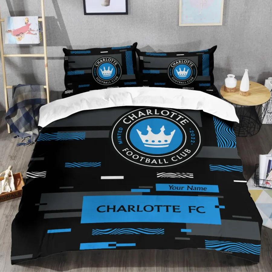 Custom Name MLS Charlotte Exclusive All Over Prints BLMLS151024A1CLTSJT - Bedding Set