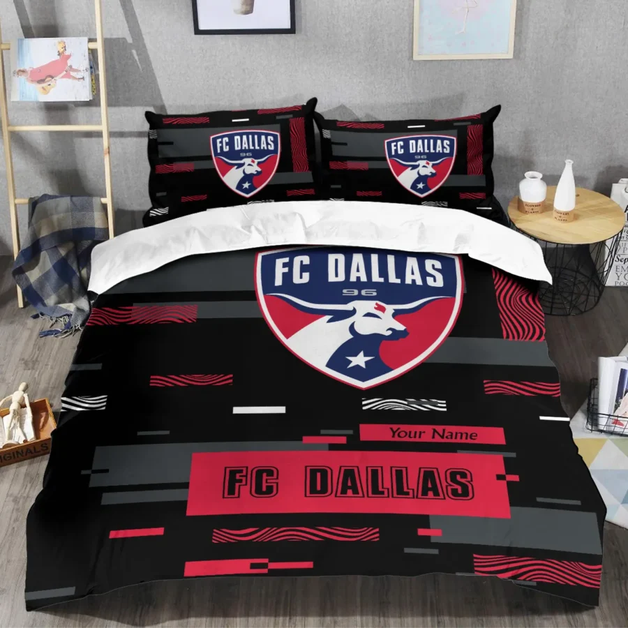 Custom Name MLS FC Dallas Exclusive All Over Prints BLMLS151024A1DALSJT - Bedding Set