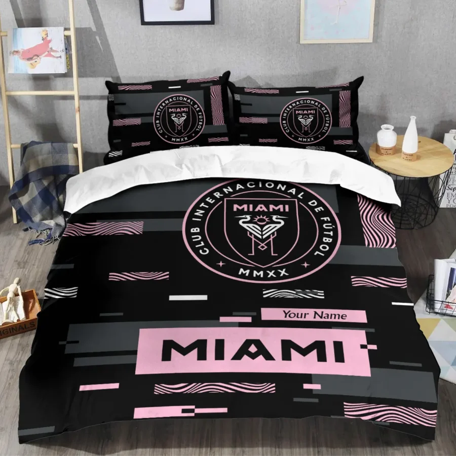 Custom Name MLS Inter Miami Exclusive All Over Prints BLMLS151024A1MIASJT - Bedding Set