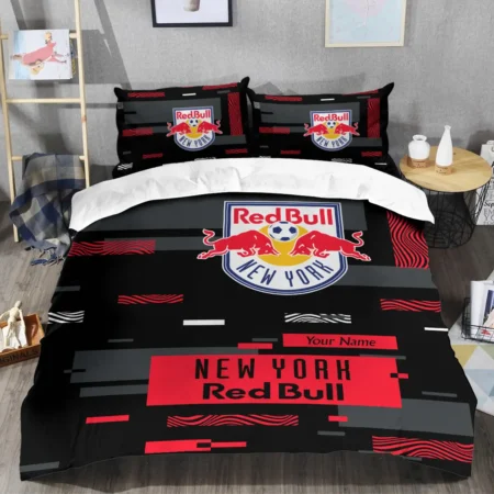 Custom Name MLS New York Red Bulls Exclusive All Over Prints BLMLS151024A1NYSJT - Bedding Set