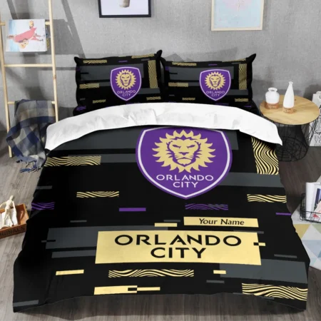 Custom Name MLS Orlando City Exclusive All Over Prints BLMLS151024A1ORLSJT - Bedding Set