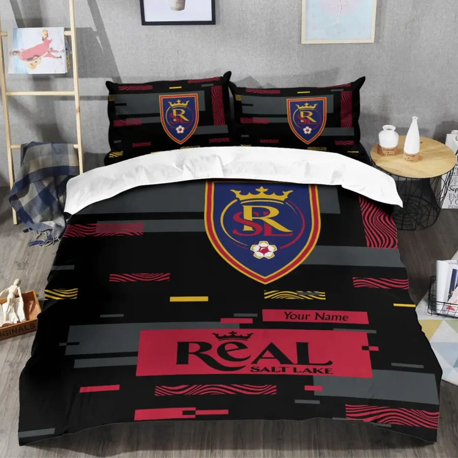 Custom Name MLS Real Salt Lake Exclusive All Over Prints BLMLS151024A1RSLSJT - Bedding Set