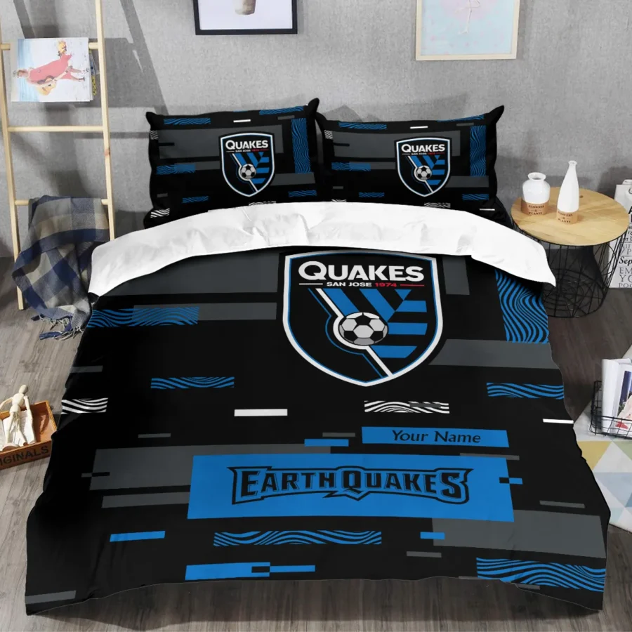 Custom Name MLS San Jose Earthquakes Exclusive All Over Prints BLMLS151024A1SJSJT - Bedding Set