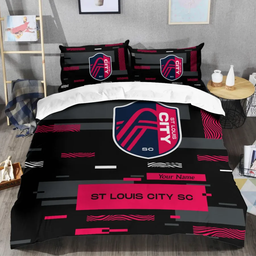 Custom Name MLS St. Louis City Exclusive All Over Prints BLMLS151024A1STLSJT - Bedding Set