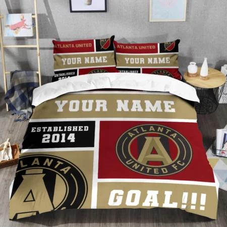 Custom Name MLS Atlanta United Exclusive All Over Prints BLMLS151024A2ATLSJT - Bedding Set