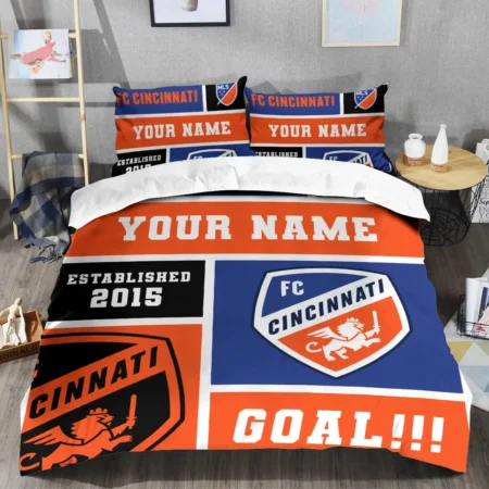 Custom Name MLS Cincinnati Exclusive All Over Prints BLMLS151024A2CINSJT - Bedding Set