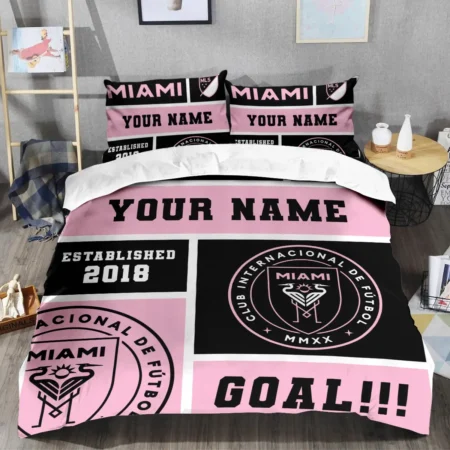 Custom Name MLS Inter Miami Exclusive All Over Prints BLMLS151024A2MIASJT - Bedding Set