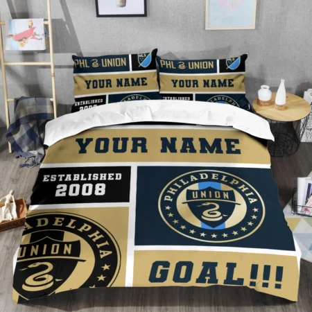 Custom Name MLS Philadelphia Union Exclusive All Over Prints BLMLS151024A2PHISJT - Bedding Set