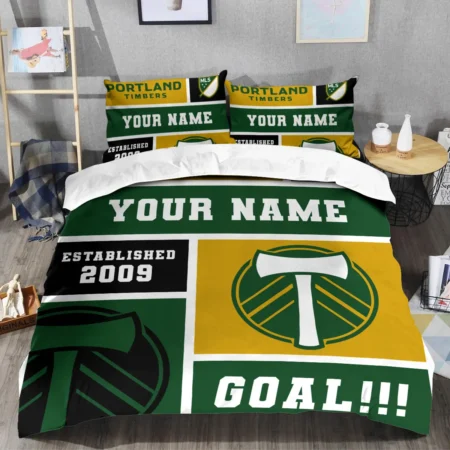 Custom Name MLS Portland Timbers Exclusive All Over Prints BLMLS151024A2PORSJT - Bedding Set