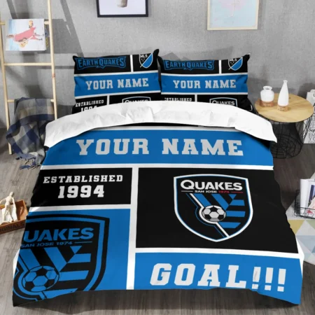 Custom Name MLS San Jose Earthquakes Exclusive All Over Prints BLMLS151024A2SJSJT - Bedding Set