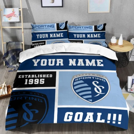 Custom Name MLS Sporting Kansas City Exclusive All Over Prints BLMLS151024A2SKCSJT - Bedding Set