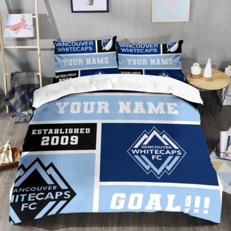 Custom Name MLS Vancouver Whitecaps Exclusive All Over Prints BLMLS151024A2VANSJT - Bedding Set