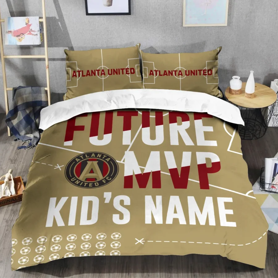 Future MVP Custom Kid Name MLS Atlanta United Exclusive All Over Prints BLMLS161024A1ATLSJT - Bedding Set