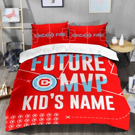 Future MVP Custom Kid Name MLS Chicago Fire Exclusive All Over Prints BLMLS161024A1CHISJT - Bedding Set