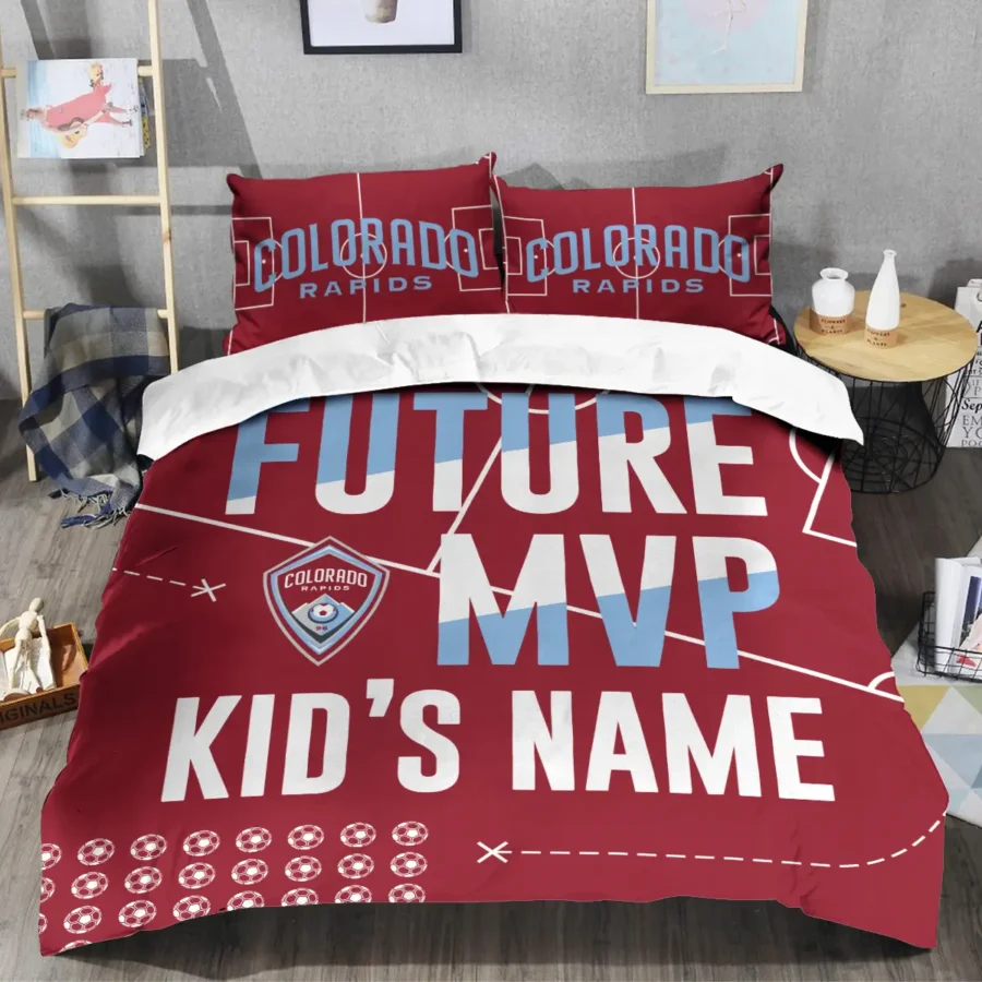 Future MVP Custom Kid Name MLS Colorado Rapids Exclusive All Over Prints BLMLS161024A1COLSJT - Bedding Set