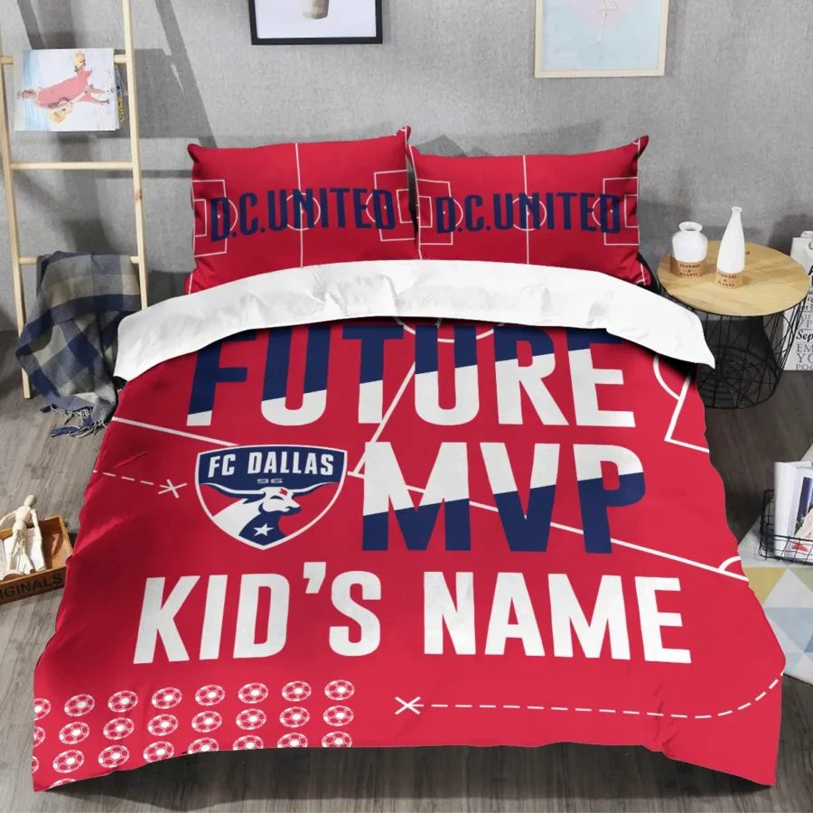 Future MVP Custom Kid Name MLS FC Dallas Exclusive All Over Prints BLMLS161024A1DALSJT - Bedding Set