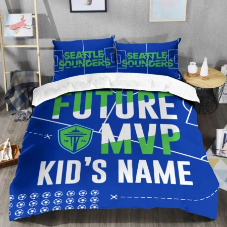 Future MVP Custom Kid Name MLS Seattle Sounders Exclusive All Over Prints BLMLS161024A1SEASJT - Bedding Set