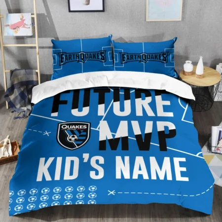 Future MVP Custom Kid Name MLS San Jose Earthquakes Exclusive All Over Prints BLMLS161024A1SJSJT - Bedding Set