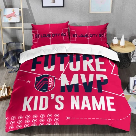 Future MVP Custom Kid Name MLS St. Louis City Exclusive All Over Prints BLMLS161024A1STLSJT - Bedding Set