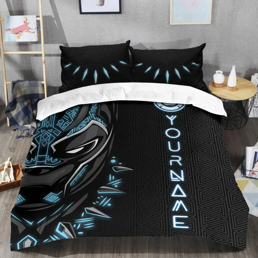 Black Panther Custom Name MLS Chicago Fire Exclusive All Over Prints BLMLS161024A2CHISJT - Bedding Set