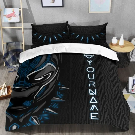 Black Panther Custom Name MLS LA Galaxy Exclusive All Over Prints BLMLS161024A2LASJT - Bedding Set