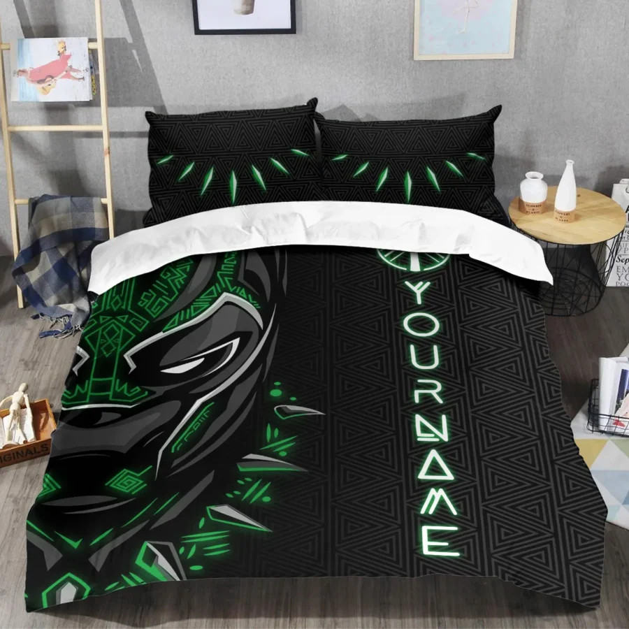 Black Panther Custom Name MLS Portland Timbers Exclusive All Over Prints BLMLS161024A2PORSJT - Bedding Set