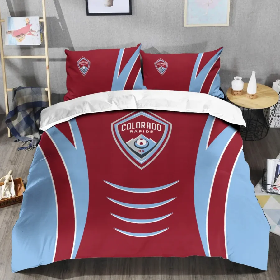 MLS Colorado Rapids Exclusive All Over Prints BLMLS81024A1COLSJT - Bedding Set