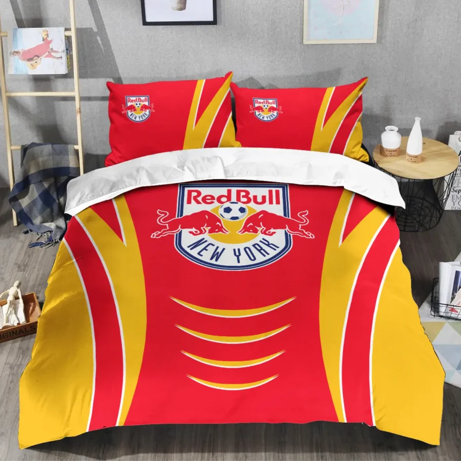 MLS New York Red Bulls Exclusive All Over Prints BLMLS81024A1NYSJT - Bedding Set