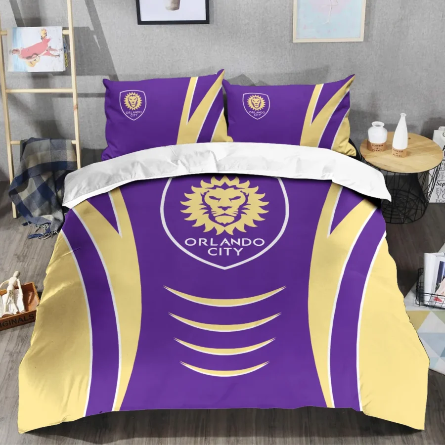 MLS Orlando City Exclusive All Over Prints BLMLS81024A1ORLSJT - Bedding Set