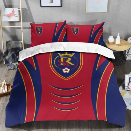 MLS Real Salt Lake Exclusive All Over Prints BLMLS81024A1RSLSJT - Bedding Set