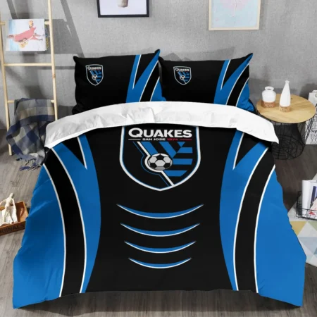 MLS San Jose Earthquakes Exclusive All Over Prints BLMLS81024A1SJSJT - Bedding Set