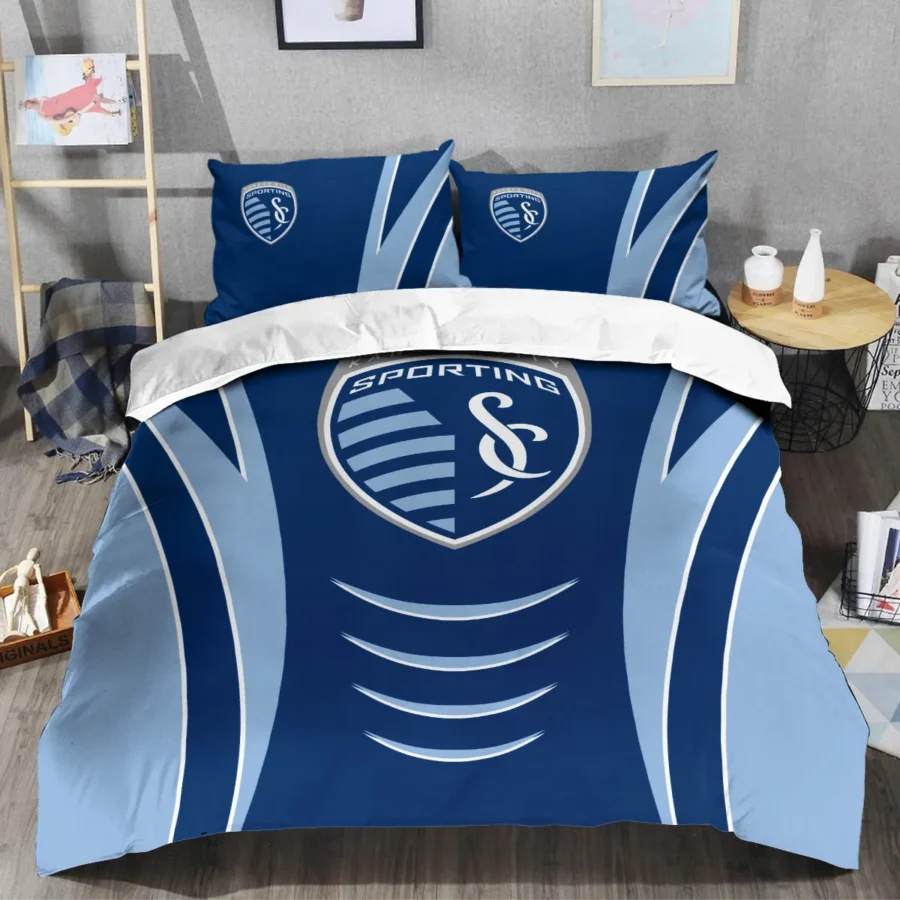 MLS Sporting Kansas City Exclusive All Over Prints BLMLS81024A1SKCSJT - Bedding Set