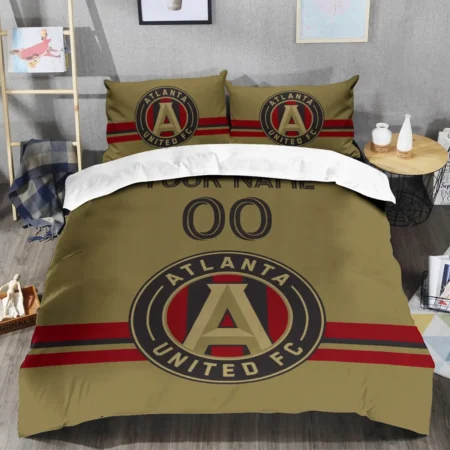 MLS Atlanta United Exclusive All Over Prints BLMLS81024A2ATLSJT - Bedding Set