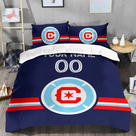 MLS Chicago Fire Exclusive All Over Prints BLMLS81024A2CHISJT - Bedding Set