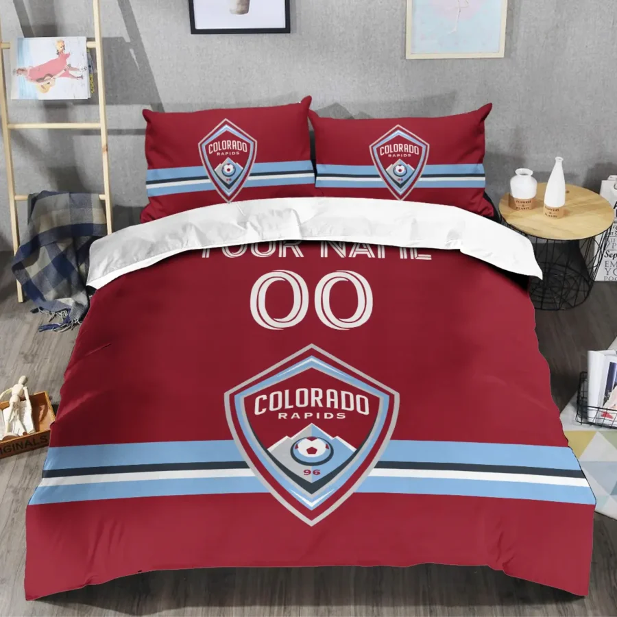 MLS Colorado Rapids Exclusive All Over Prints BLMLS81024A2COLSJT - Bedding Set